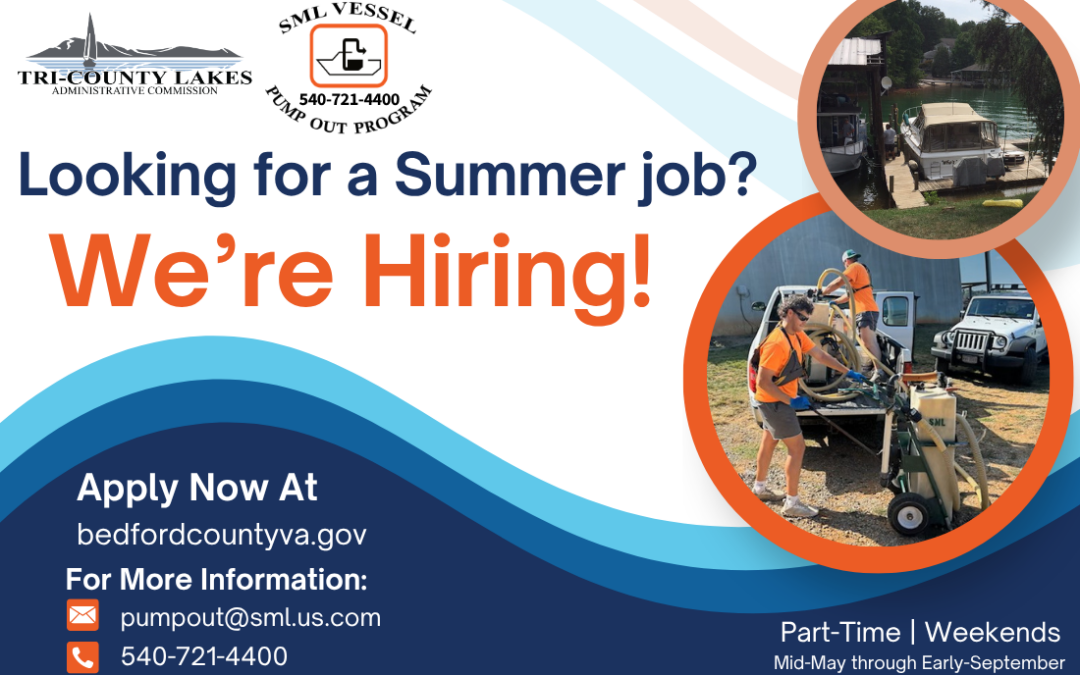 Now Hiring: Vessel Pump Out Program