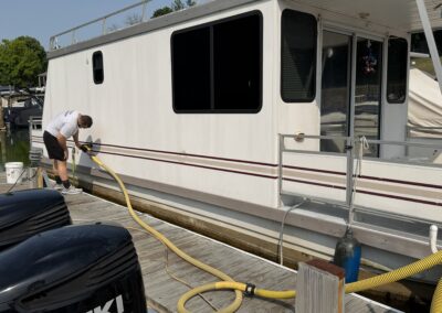 Stephen at houseboat