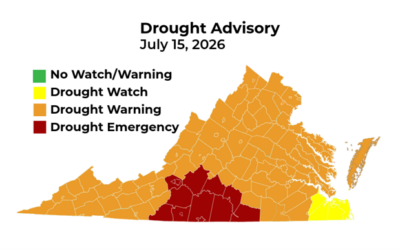 Governor Spanberger, Roanoke Region Leaders Urge Increased, Commonsense Water Conservation Efforts in Face of Worsening Drought
